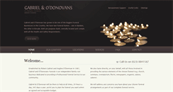 Desktop Screenshot of gabrielandodonovansfunerals.com