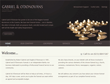 Tablet Screenshot of gabrielandodonovansfunerals.com